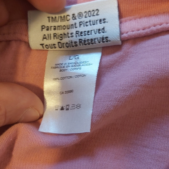 FLASHDANCE | Women's Pretty In Pink T Shirt Pink Size Large - Picture 8 of 8